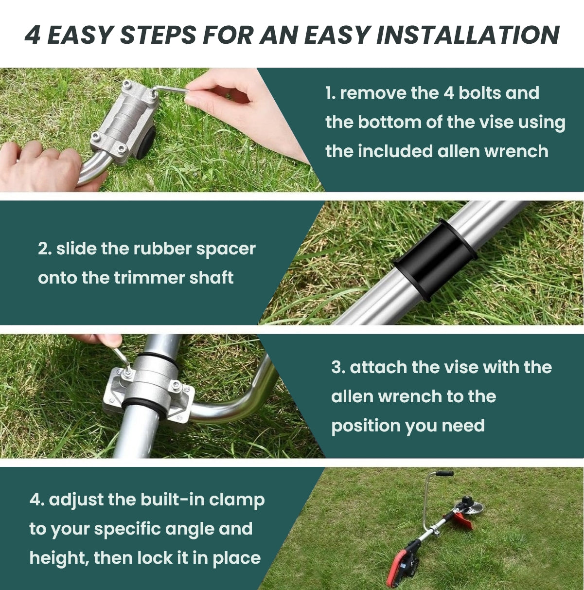 Ergonomic trimmer handle