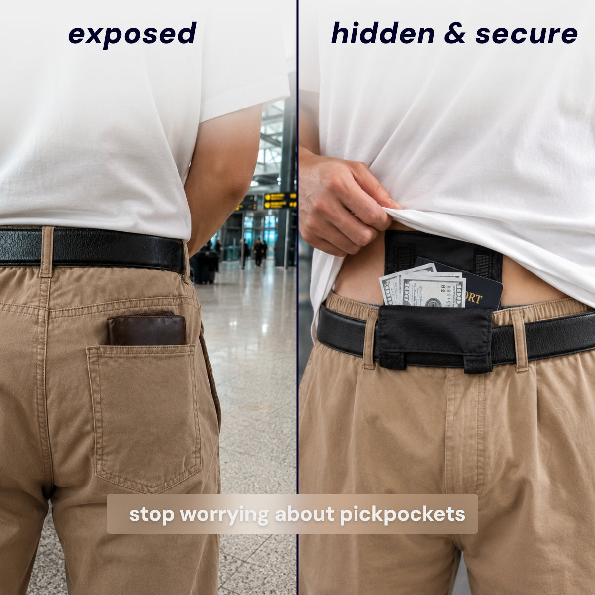 belt pouch hidden pocket